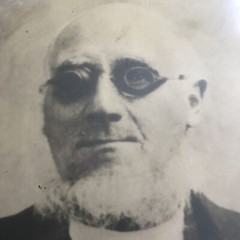 Steampunk Grandpa In Goggles. One of a kind portrait. Unique wall hanging Goth