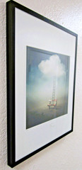 Sarolta Ban Cloudladder No. 531 Digital Photo Manipulation Framed behind Glass