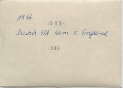 Z5801 Photo 1966 DFB German National Team Football Return England Game