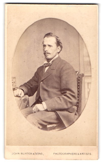 Photograph John Burton & Sons, Leicester, Noble Man Portrait