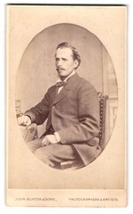 Photograph John Burton & Sons, Leicester, Noble Man Portrait