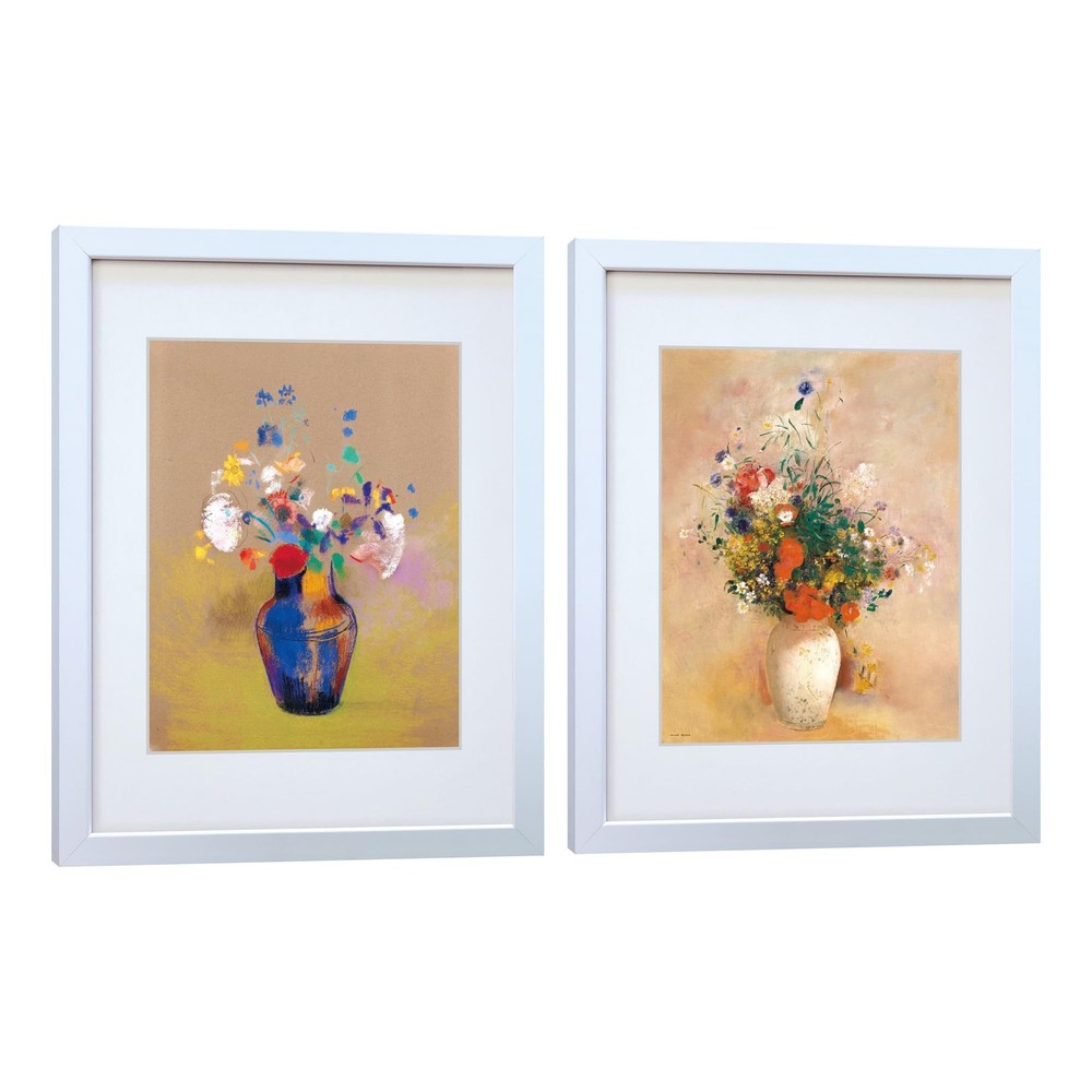 11×14 Picture Frame Set of 2 Made of Solid Wood Photo Frames with Real Glass …