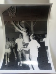 1962 DENVER UNIVERSITY LAW SCHOOL BASKETBALL TEAM GAME ACTION SHOTS by RON HILL