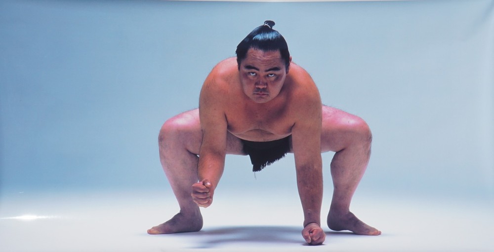 JAPANESE SUMO WRESTLER PHOTOGRAPH DIGITAL C PRINT EXTRA LARGE