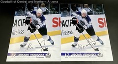 Lubomir Visnovsky Los Angeles Kings Signed Autographed Game Day Photos
