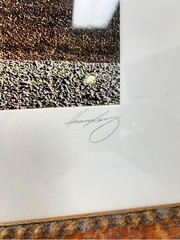 Larry Humphrey Signed Fine Art Photo Of Val De Orcia, Italy Sand Landscape 53×30