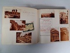 Travel Album with Photos, Postcards & Travel Documents: Lake Garda 1973, Budapest 1974