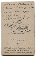 Photograph Carl Koch, Hamburg, Neuer Wall 30, Gerda and Edith Amsink in sailor