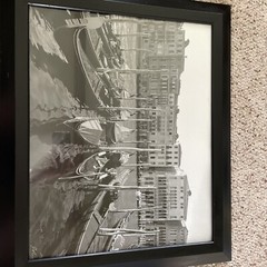 Gondola On The Grand Canal, Venice (Framed 24×20”) By Jesse Kalisher Gallery