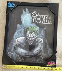 DC Comics The Joker Insane 3D Lenticular Framed Wall Art
