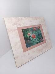 Marigold Double Matted Photo 3.5×5 in 8×10 Matted Frame Includes Hanging String