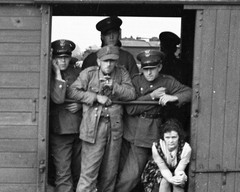 Polish soldiers fleeing from Nazis and Communists in Hungary World War II, by S