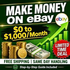 DIGITAL eBay Course, eBay Algorithm 101, eBay Sale Strategy, eBay For Beginners
