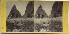 Black Church Rock A Sea Arch Clovelly Devon UK Photo Stereo Vintage Album