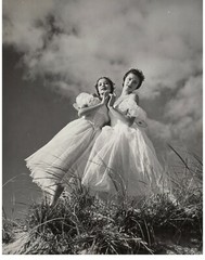 Philippe Halsman Original 1947 Gelatin Silver Photo Ballerinas on the Beach