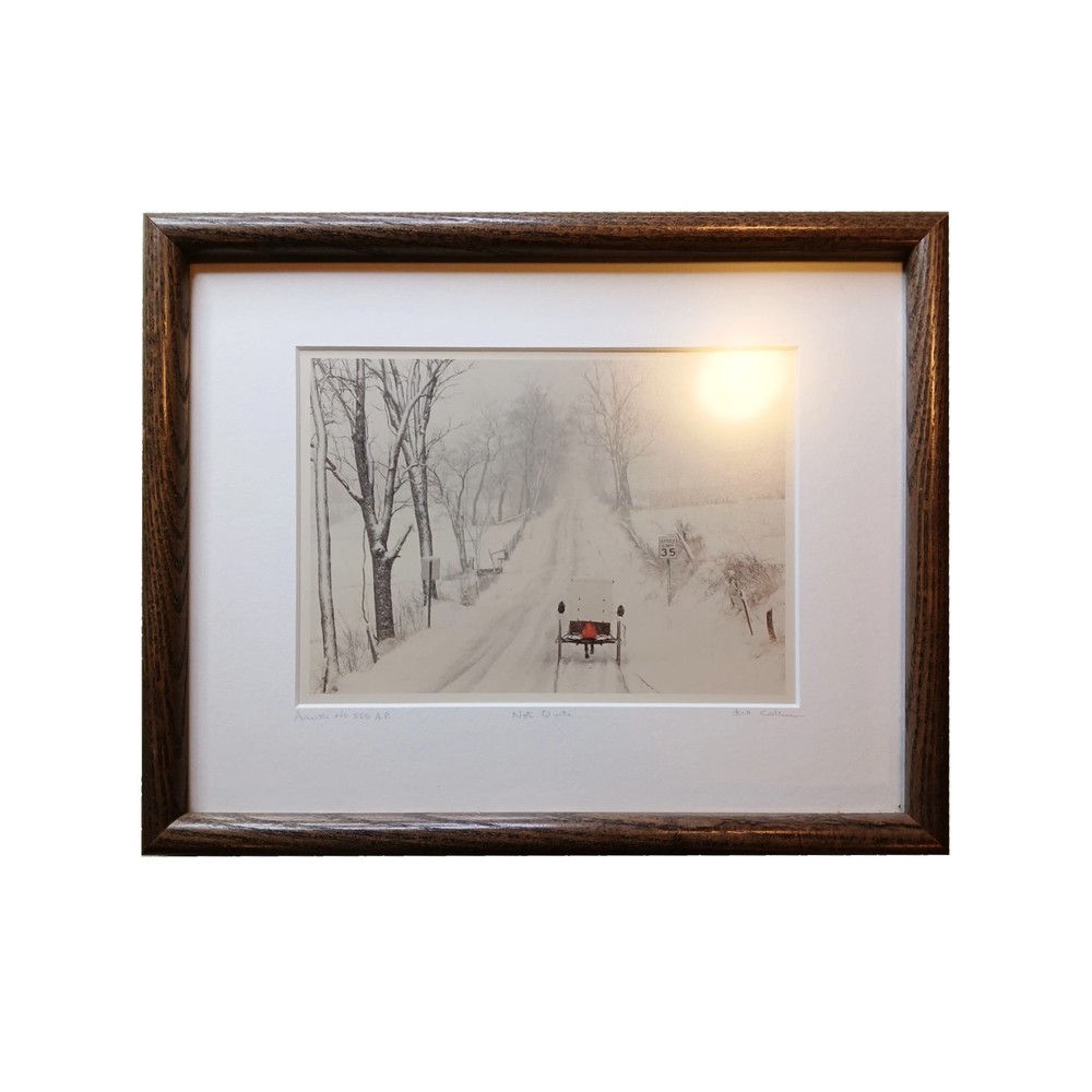 Bill Coleman Amish Country Photograph «NOT QUITE» #556 SIGNED Ltd Ed Proof Buggy