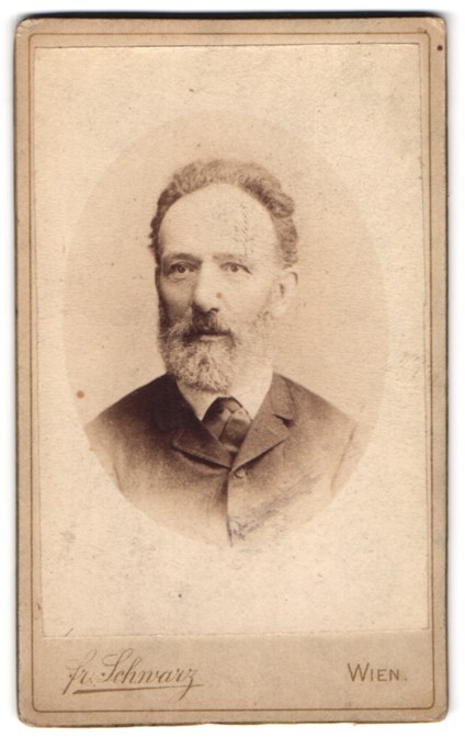 Photograph Franz Schwarz, Vienna-Ottakring, Hauptstrasse 131, portrait of older He