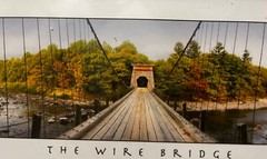 The Wire Bridge In New Portland,ME: Photographic Landscapes By Scott Perry
