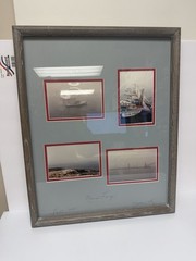 Framed and matted Maine Fog Photos 1995 Titled Maine Fog 17 x 21