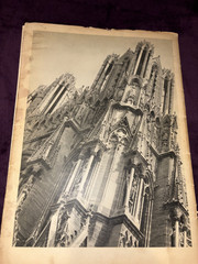 LA CATHEDRALE de REIMS, 1935 edition by ALPINA ILLUSTREE ,photographic portfolio