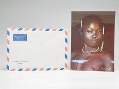 SUDAN EXPEDITiON 1964/65 Envelope & Nuba Postcard from Leni Riefenstahl Estate