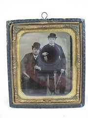 Beautiful old daguerreotype / photograph 19th century Half Case 9.5 x 8.3 cm 08453