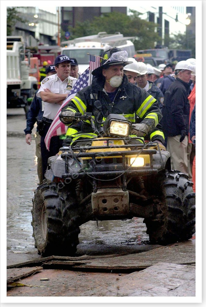 NYFD Rescue Efforts 9/11 World Trade Center Silver Halide Photo September 11th