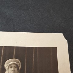 Edwardian Religious Communicant Photo Bible Veil Locket Decor Crafting 5×8″ READ