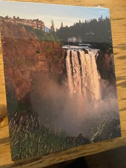 Snoqualmie falls on canvas from the Dream Catcher Photography Collection