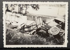 Photo Portrait Truck Lorry Bavaria B License Plate Accident Vehicle Trailer