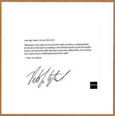 SIGNED PETER VAN AGTMAEL LATE NIGHT MIAMI FLORIDA 2014 LTD 6 x 6 MAGNUM PRINT