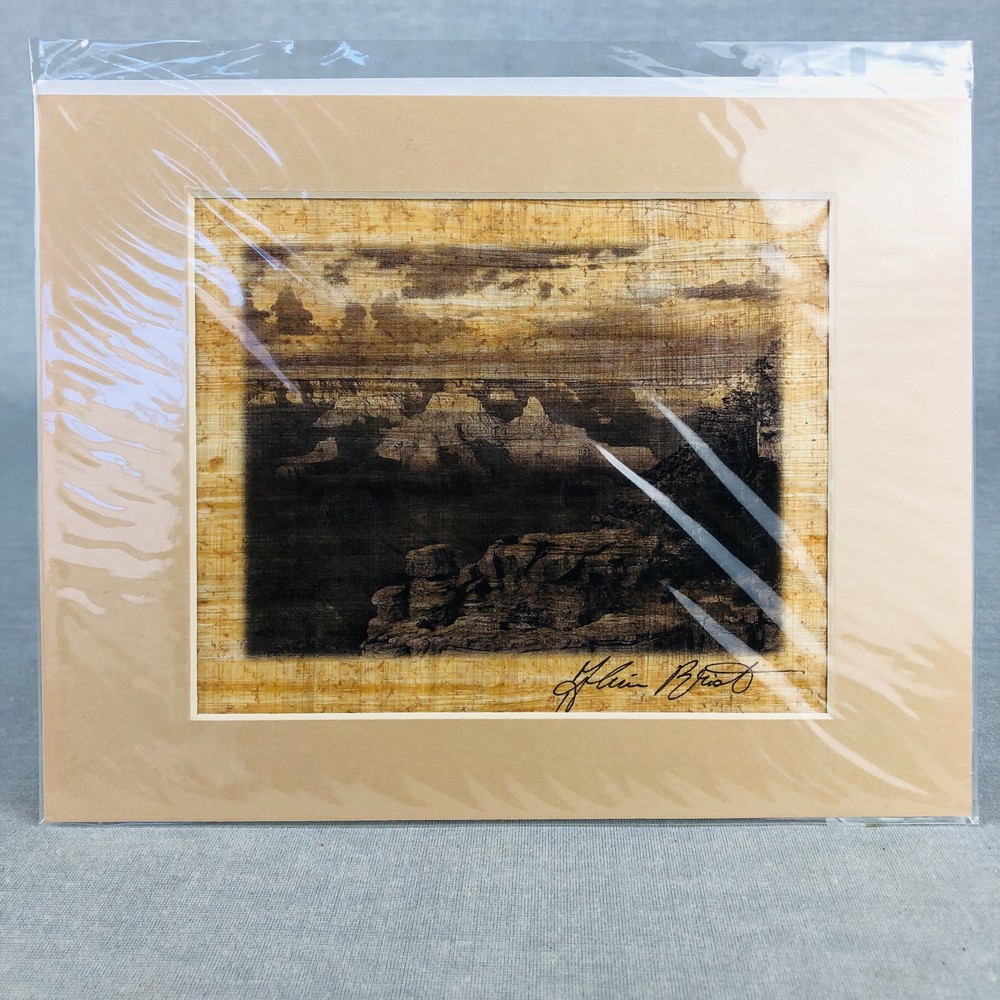 Fine Art Photography Grand Canyon Photo Custom Paper Sepia Alain Briot signed
