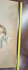 HUGE – Early 20th Century 46″ X 34″ Gilt Frame – Includes 100+ YO Spooky Photo