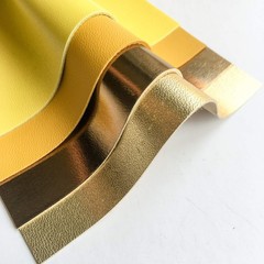 Genuine Leather Scraps for Earrings- 4 Yellow Sheets of Leather for Crafts, E…