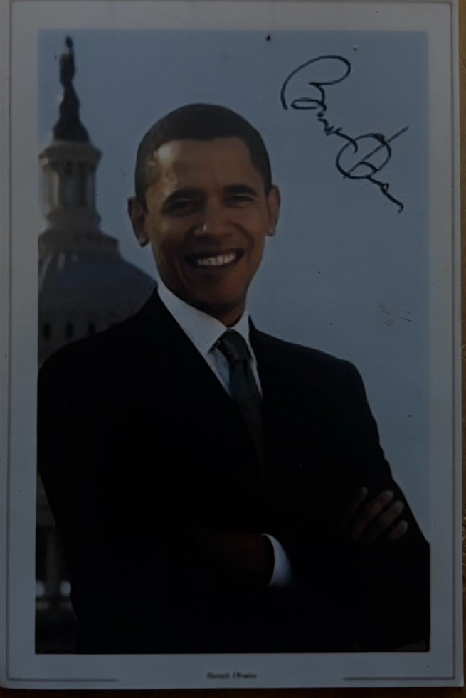 Photo of President Barack Obama-Signed, Not Original—6” X 4”—Free Shipping