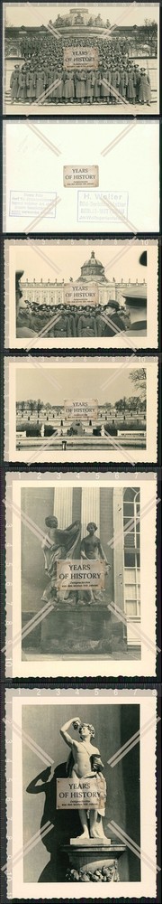 Genuine 4 x photo 1 x press photo Wolter 18×13 cm 6. Comp. Guard Troop Berlin 1936 in