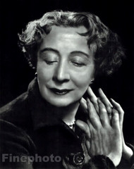 1954 Vintage 16×20 DAME EDITH EVANS British Actress Broadway Theatre Art ~ KARSH