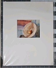 Lenny Lyons Bruno Art Photograph of a Pear in a Bowl Hand Signed Matted 11 x 14″