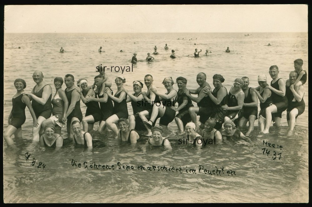 Göhren Rügen 1924 – Swimwear Beach 1920s – Photo 14x9cm