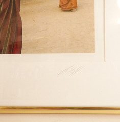 Color Photograph «Drying Saris» by Lisa Kristine Framed Signed 2007 EUC