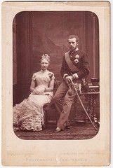 Archduke Rudolf Crown Prince Princess Stephanie Belgium Cabinet Photo 1880