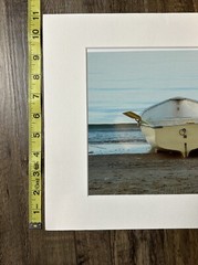 Michael Mitz Photography Matted Photo Boat Shore 11×14