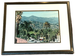 Framed & Matted Santa Barbara Photography Print, Chuck Benwitt – Signed