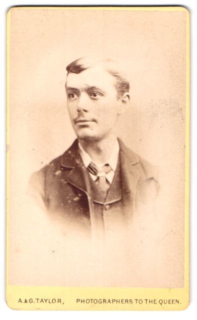 Photograph A. & G. Taylor, Stockton, 106 High Street, Portrait of a Young Man