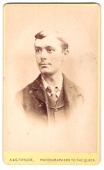 Photograph A. & G. Taylor, Stockton, 106 High Street, Portrait of a Young Man