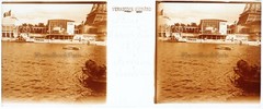 France Paris 1937 Universal Exhibition Switzerland Photo Plaque Stereo Vintage