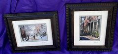 Signed Wall Art Framed Photography J Ognibene Salem MA 13”x11” Lightsmith studio
