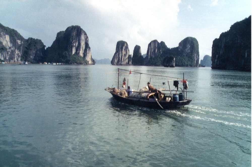 Halong Bay Vietnam 1990s | Original Analogue Photo 19×12.6cm | No Reprint