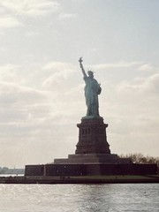 STATUE OF LIBERTY Vintage 1990s PHOTO New York City ICONIC VIEW