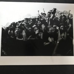 Mosh Pit Fine Art Photograph Silver Gelatin Print Janine Gordon B/W Punk Crowd